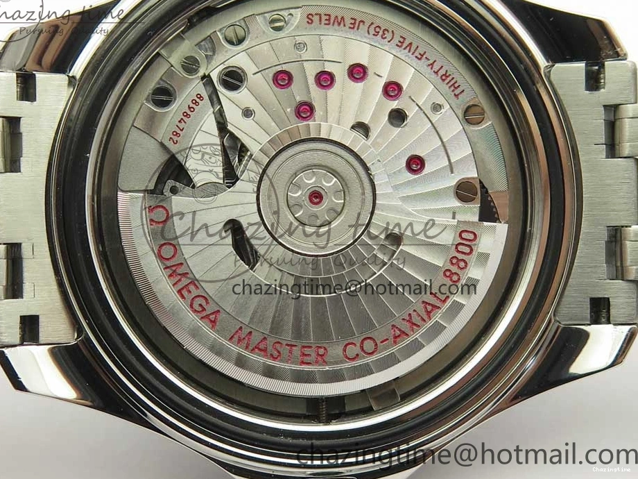 0417 2018 Seamaster Diver 300M OMF Best Edition Black Ceramic Black Dial on SS Bracelet A8800 (Black Balance Wheel) Breathable 7959